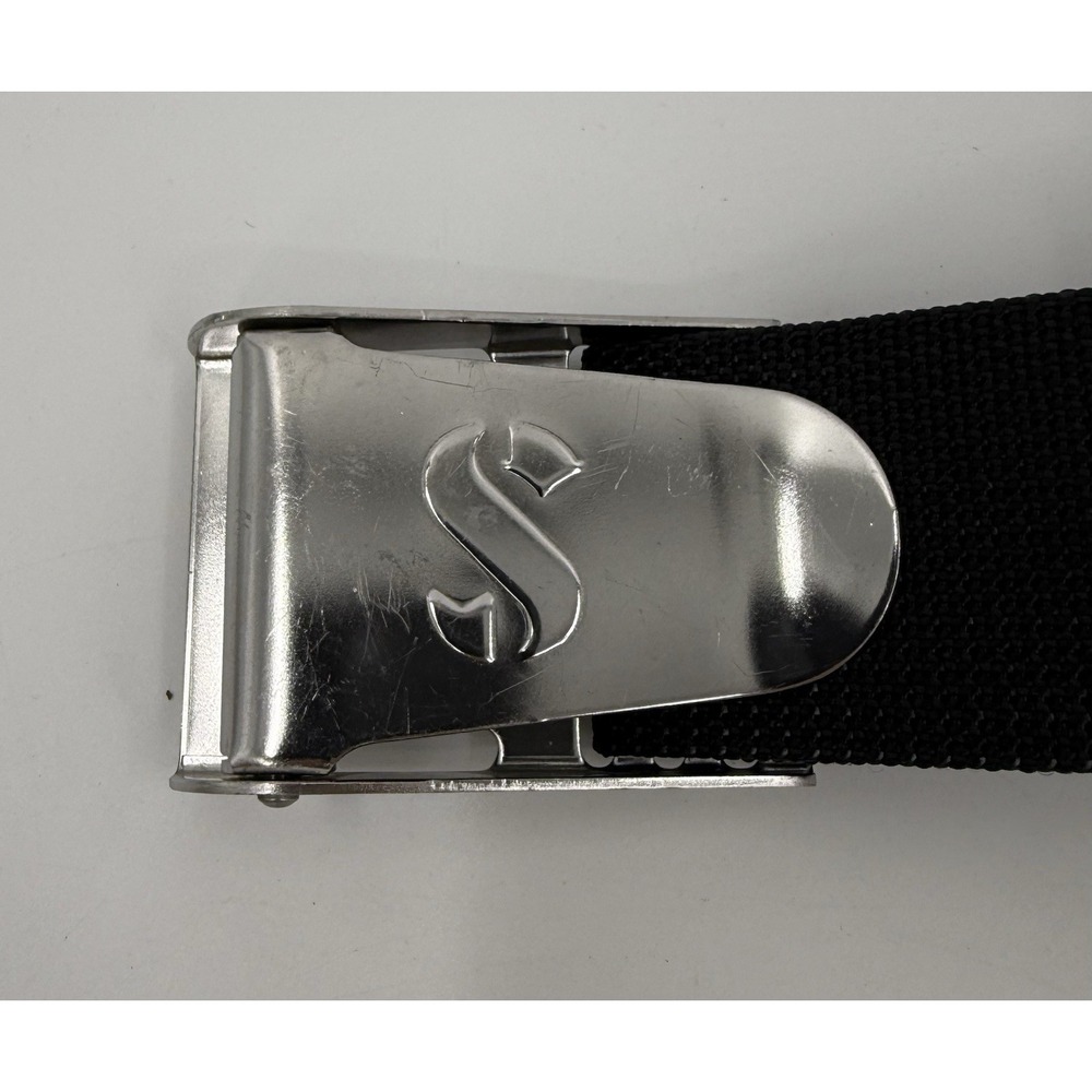 ScubaPro Stainless Steel Nylon Black Weight Belt Buckle Scuba‎ Pro Dive Rubber